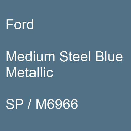 Ford, Medium Steel Blue Metallic, SP / M6966.